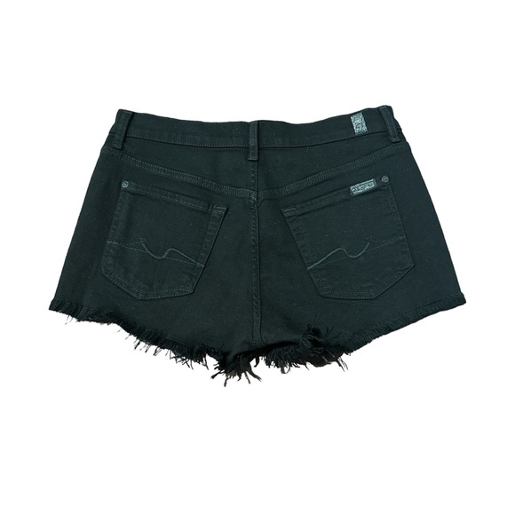 7 for All Mankind High Rise Cutoff Shorts - Picture 2 of 8